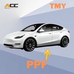 PPF film for the protection of lower side doors for Tesla Model Y