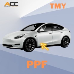 PPF film for the protection of the front wings for Tesla Model Y