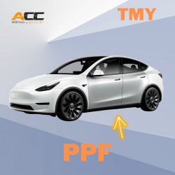 PPF film for the protection of the four doors for Tesla Model Y