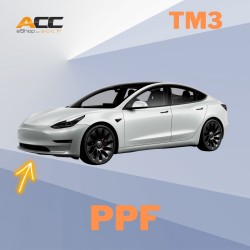 PPF film for front bumper protection for Tesla Model 3