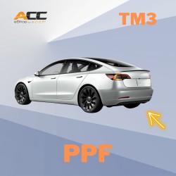 PPF film for rear bumper protection for Tesla Model 3