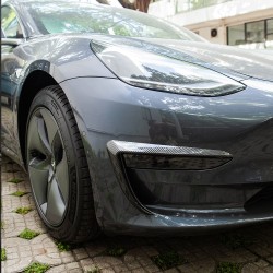 Inserts d'antibrouillards avant pour Tesla Model 3