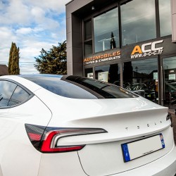Vitres Teintées pour votre Tesla Model 3 | Réalisé dans nos locaux en Alsace