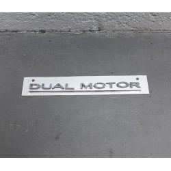 Emblèmes logo Dual Motor pour Tesla Model 3