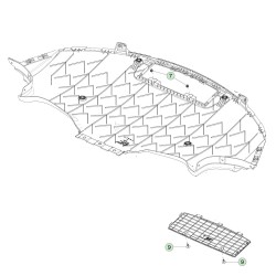 Adaptable flat base with towing hatch for Tesla Model 3