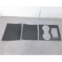 Couvre console centrale véritable fibre de carbone pour Tesla Model 3
