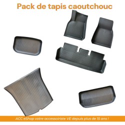 Summer Deals Pack Rubber Mats for Tesla Model Y
