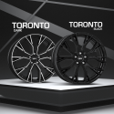 Pack Roues Complètes | Jantes 19" AEZ Toronto Black compatible Tesla Model 3 Highland Performance