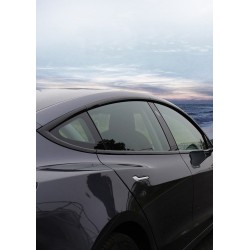 Chrome delete mat ou brillant pour Tesla Model 3