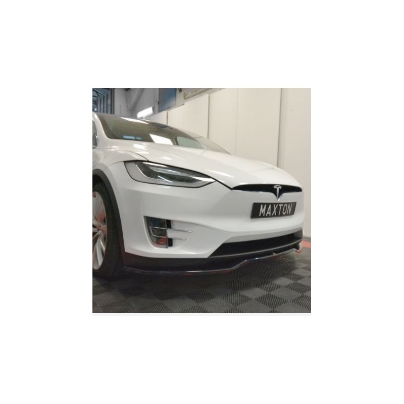 Lame de Pare-chocs SPLITTER V.2 MAXTON Design pour Tesla Model X  - 2
