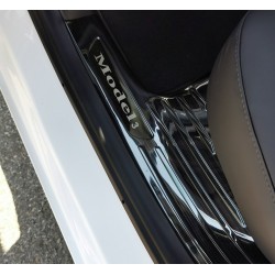 Protections des seuils de portes en métal pour Tesla Model 3  - 8