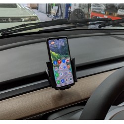 Phone holder specially adapted for the Tesla Model 3 & Y