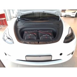 Pack KJUST 9 maßgeschneiderte Taschen (vorderer Kofferraum & hinterer Kofferraum + Unterkoffer) für Tesla Y (522L)