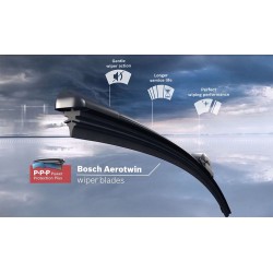 Pack de 2 Essuie-glaces BOSCH ultra-plats Aerotwin pour Tesla Model S, 3, X et Roadster