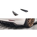 Rear bumper inserts V2 MAXTON Design for Tesla Model 3