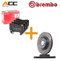 Brembo brake discs and pads kit for Tesla Model S