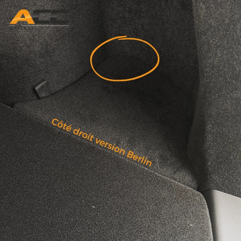Bacs de rangement de coffre pour Tesla Y (Berlin)